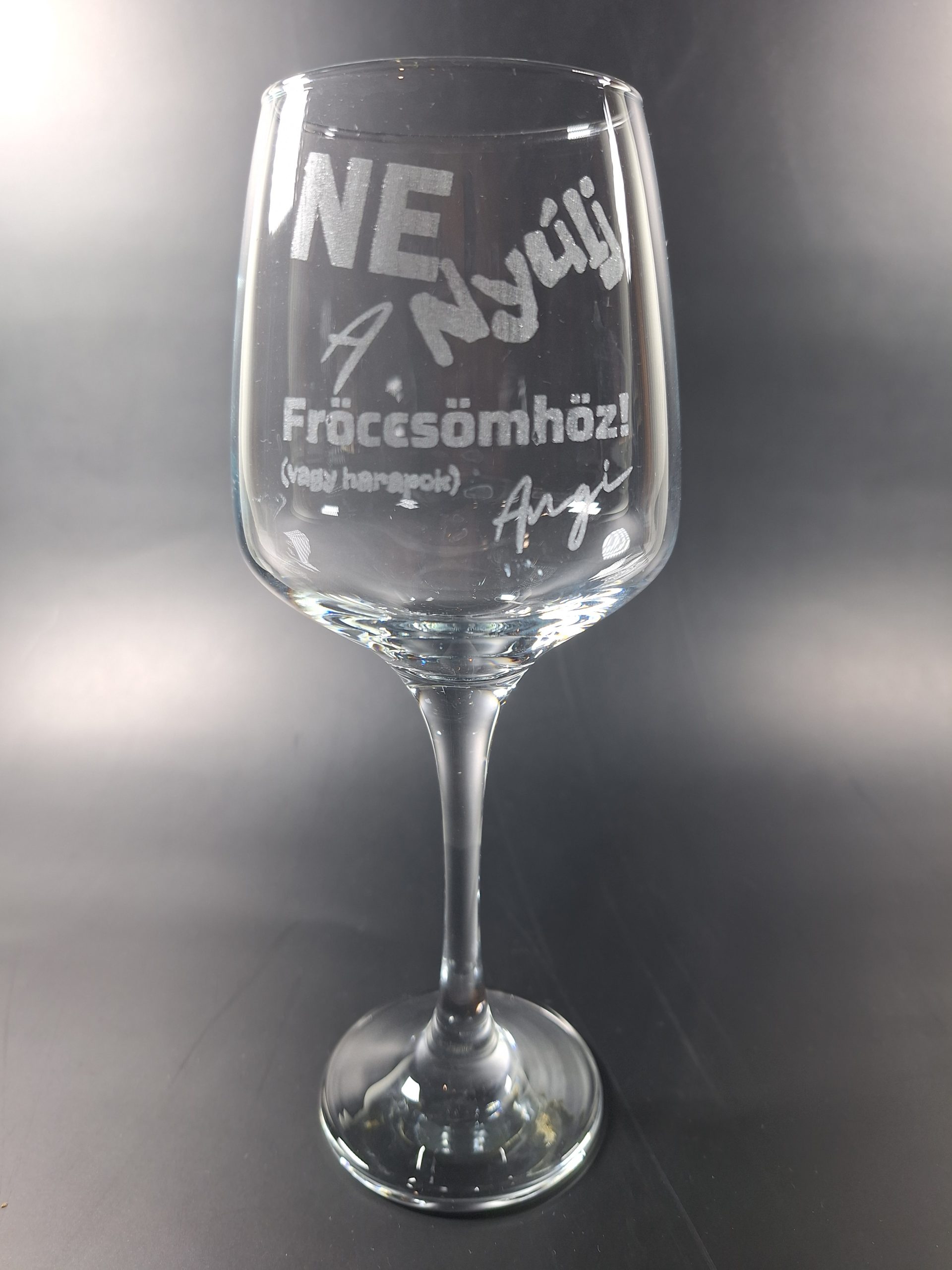 Egyedi gravírozott boros kehely 400ml - Image 4