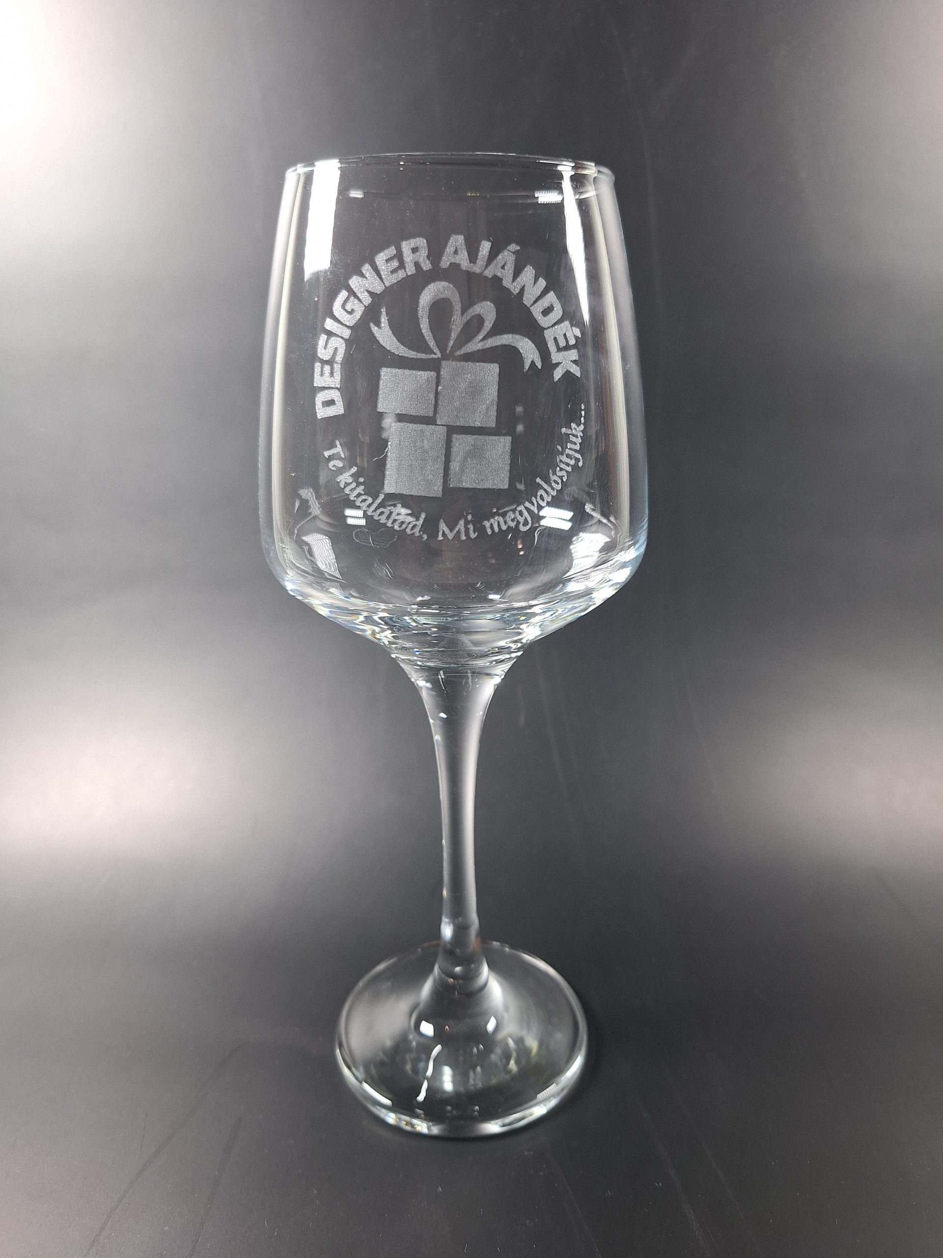 Egyedi gravírozott boros kehely 400ml - Image 2