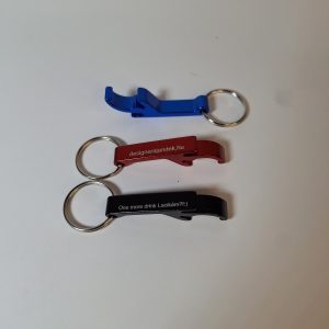 Egyedi Gravírozott Alu üvegnyitó kulcstartó