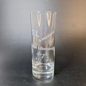 Egyedi gravírozott long drink pohár 330ml